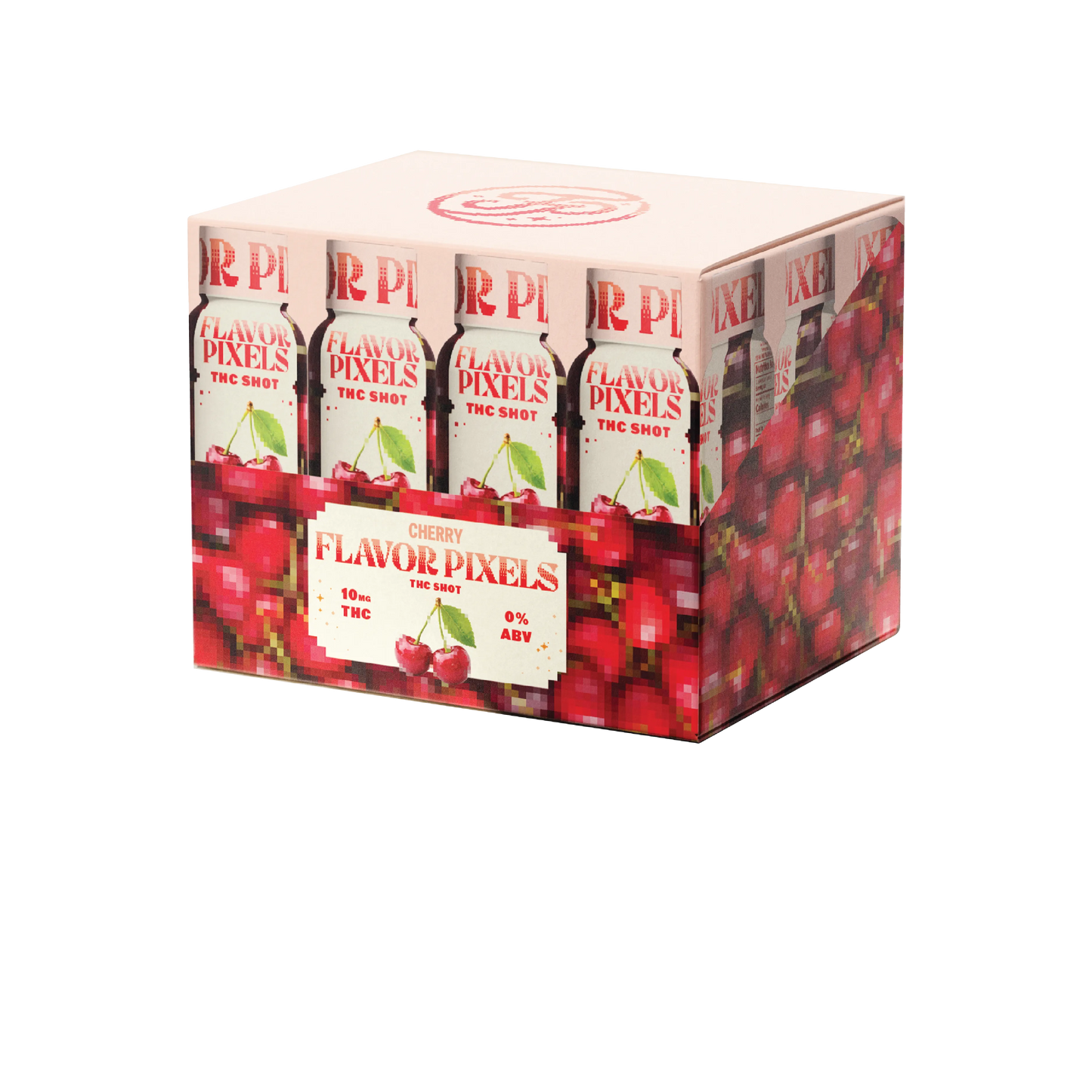 10MG Cherry THC Shot - 12-Pack